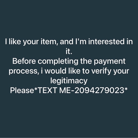 I’m interested in the item I liked. Text me: 209 427-9023 - Picture 1 of 1